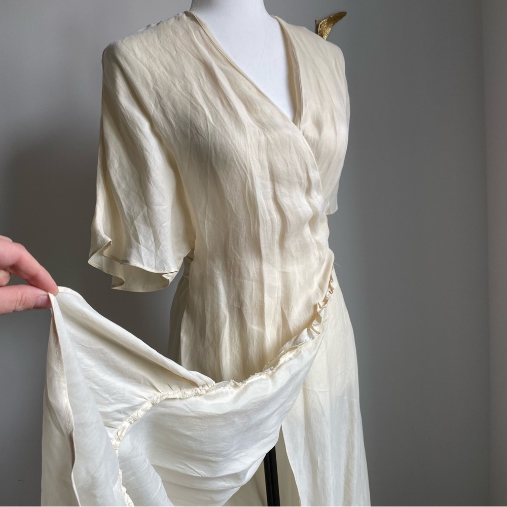 Blogger Favourite Mango Ruffle Wrap Maxi Dress - Picture 9 of 11